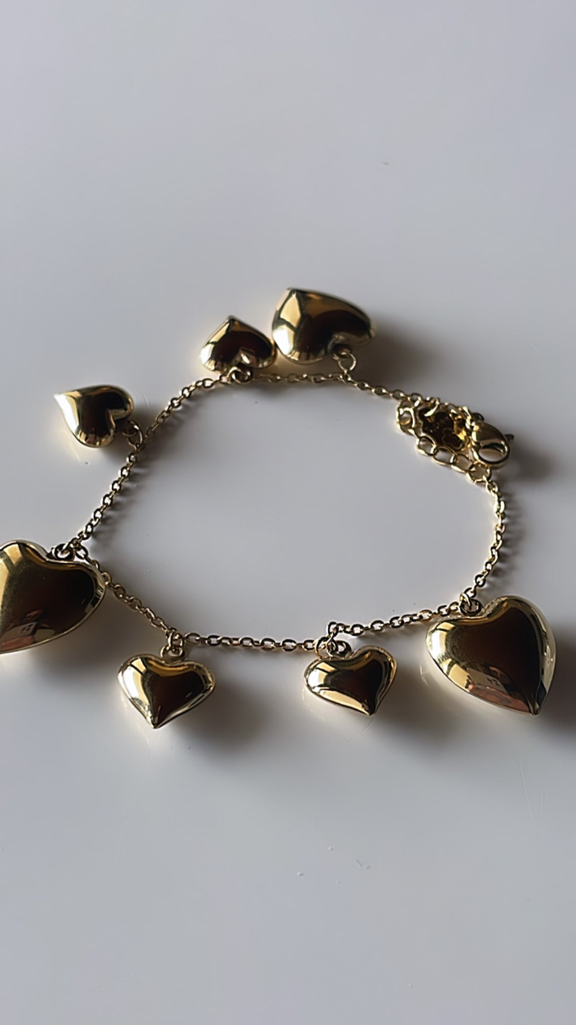 Bracciale cuore campanellino