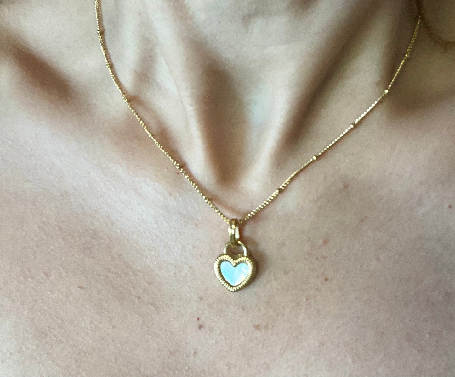 Collana madreperla due in uno