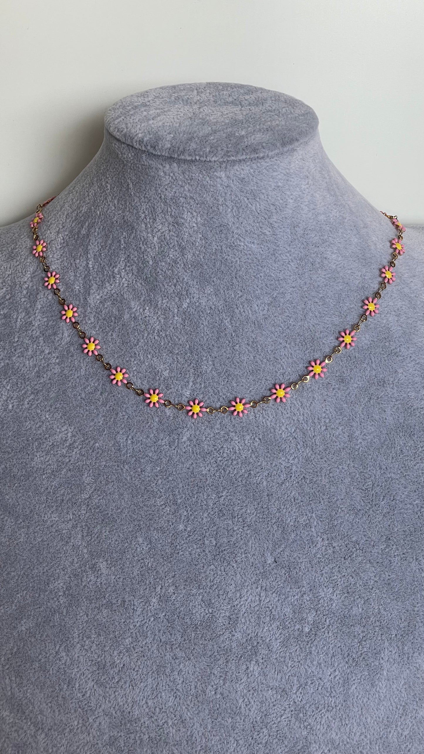 Collana Margherita Rosa